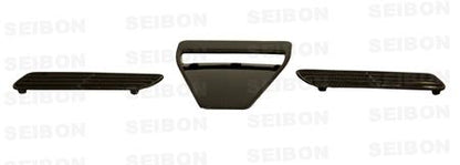 Seibon OEM - Style Carbon Fiber Hood Scoop for 2008 - 2015 Mitsubishi Lancer EVO X - JDMuscleSPK6261