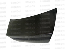 Seibon OEM - Style Carbon Fiber Trunk Lid for 2003 - 2006 Mitsubishi Lancer EVO - JDMuscleSPK708