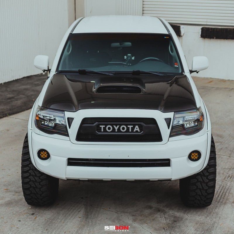 Seibon TR - Style Carbon Fiber Hood for Toyota Tacoma 2005 - 2011 - JDMuscleSPK582518