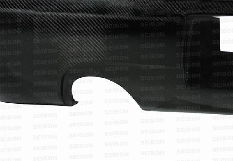 Seibon TS - Style Carbon Fiber Rear Lip for 2003 - 2005 Infiniti G35 Coupe - JDMuscleSPK793755