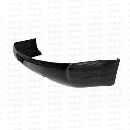 Seibon TS - Style Carbon Fiber Rear Lip for 2003 - 2005 Infiniti G35 Coupe - JDMuscleSPK793755