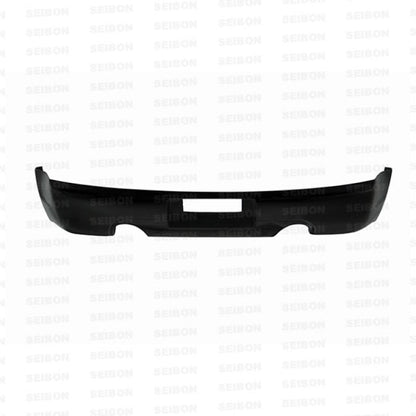 Seibon TS - Style Carbon Fiber Rear Lip for 2003 - 2005 Infiniti G35 Coupe - JDMuscleSPK793755