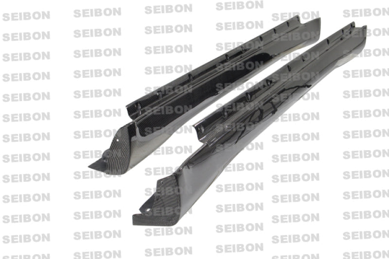 Seibon TW - Style Carbon Fiber Side Skirts for 2003 - 2005 Infiniti G35 Sedan - JDMuscleSPK793758