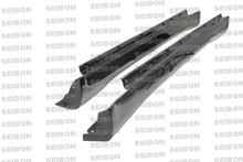 Seibon TW - Style Carbon Fiber Side Skirts for 2003 - 2005 Infiniti G35 Sedan - JDMuscleSPK793758