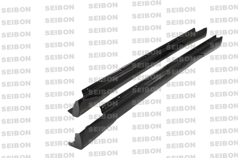 Seibon TW - Style Carbon Fiber Side Skirts for 2003 - 2005 Infiniti G35 Sedan - JDMuscleSPK793758