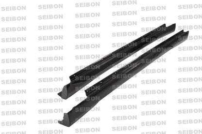 Seibon TW - Style Carbon Fiber Side Skirts for 2003 - 2005 Infiniti G35 Sedan - JDMuscleSPK793758