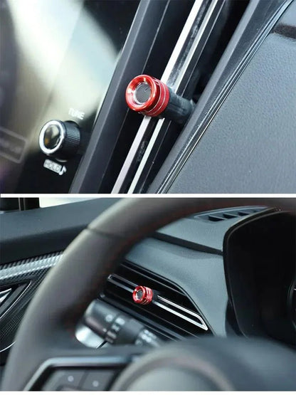 SFB CNC Central and Outer AC Knobs for 2022+ WRX - JDMuscleInterior - Trim and Knobs200000182:29redRed