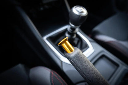 SFB CNC Ebrake Knob fits 13+ WRX / BRZ / GR86 - JDMuscleInterior - VinylsfbCNCEBRAKE.GDGold
