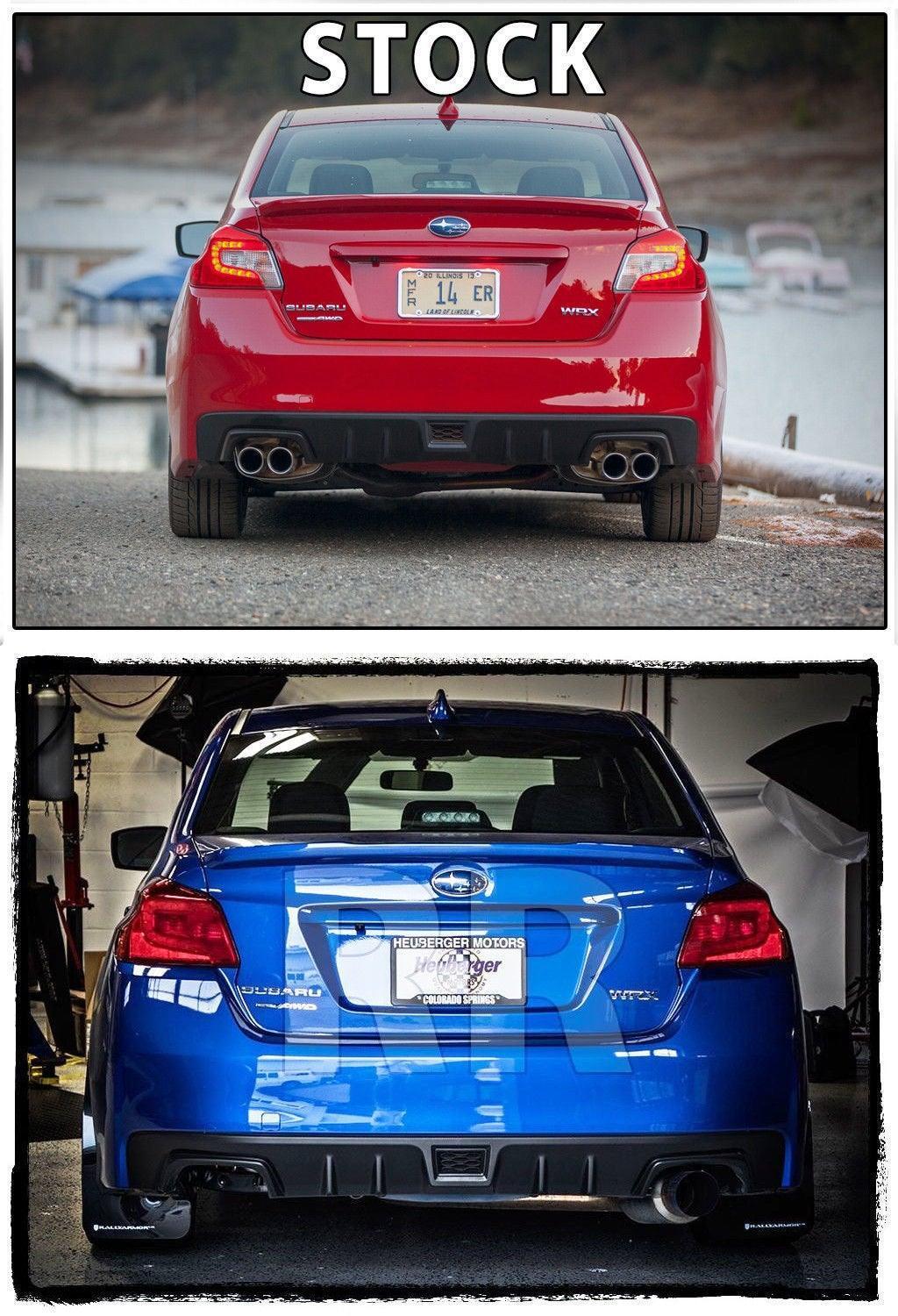 StickerFab [15-21 WRX/STI] Smoked Tail Light Overlays - Dark, Light, Red, or Yellow