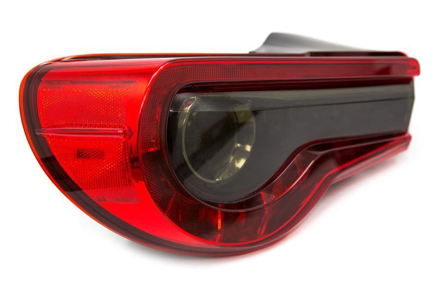 Smoked Tail Light Overlays (Dark, Light, Red, or Yellow) - 2017 - 2021 Toyota 86 / Subaru BRZ - JDMuscleTaillightsSF-1786TL-DSDark Smoke