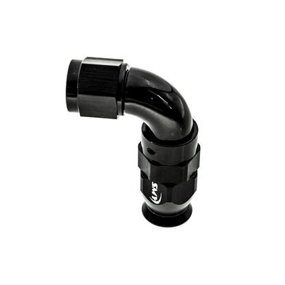 SMY Performance [Universal] Reusable PTFE Forged Full Flow Hose End 90 Degree 6an - Lifetime Warranty