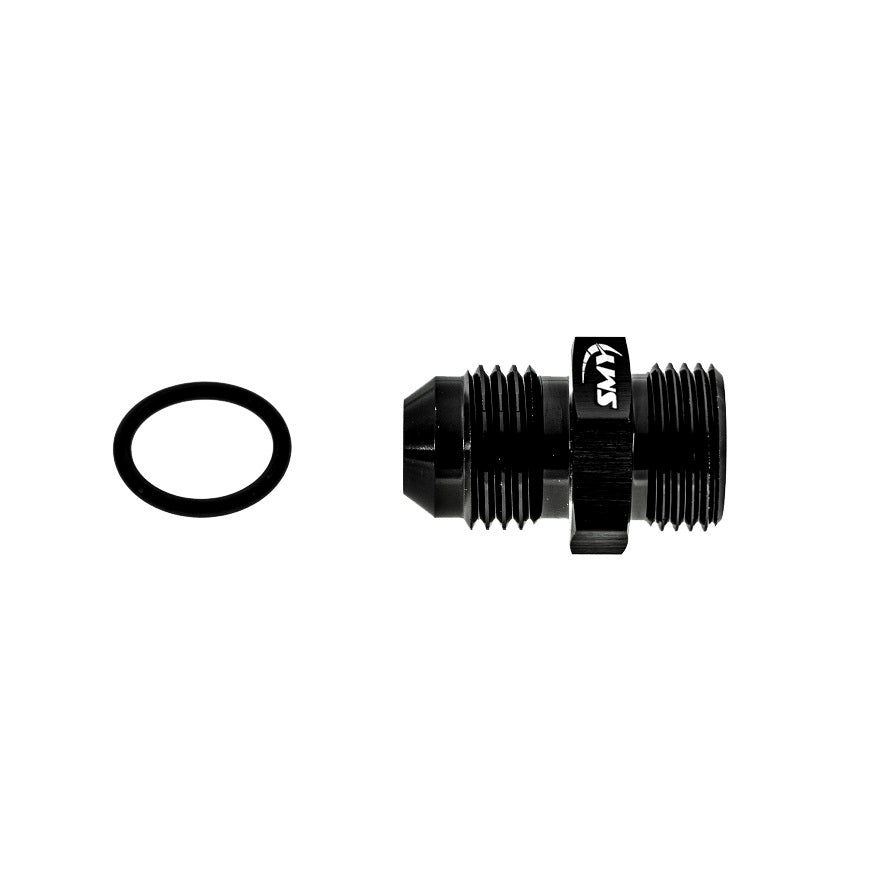 SMY Performance [Universal] 6an Flare to 6an Straight Cut w/ O-Ring Adapter Fitting - Lifetime Warranty