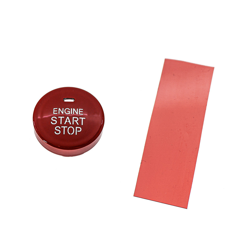 SMY Performance [15-26 WRX, 15-21 STI] Gloss Red Push Start Button Replacement