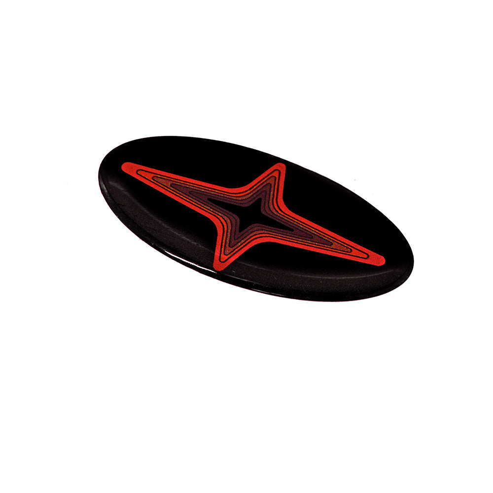 SMY Performance [02-26 WRX, 15-21 STI] Steering Wheel Gel Emblem SMY Concept Design Red