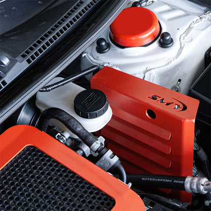 SMY Performance [22-26 WRX, 19-24 Forester, 20-25 Legacy, 18-26 Impreza] Polyurethane Strut Tower Covers Red