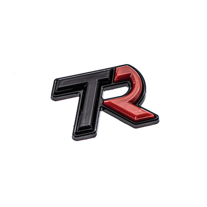 SMY Performance [22-26 WRX] TR "Tuner Ready" Trunk Badge - Black / Red