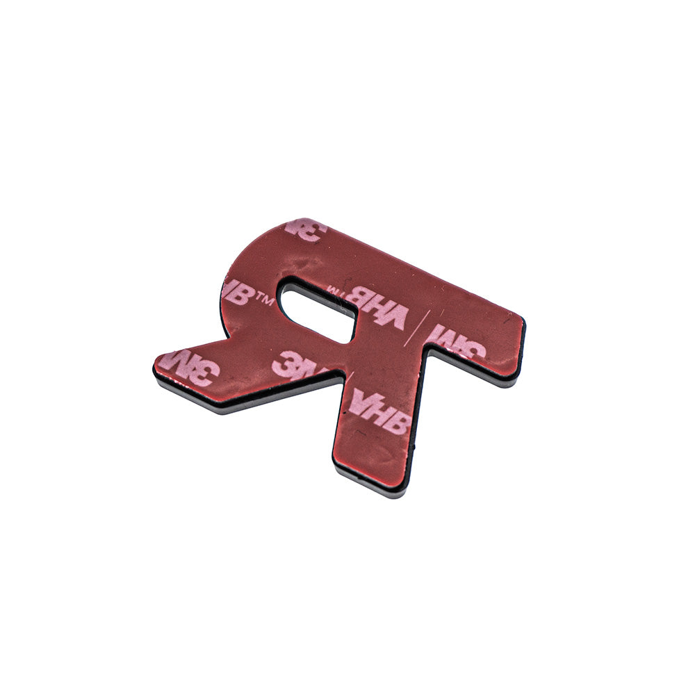 SMY Performance [22-26 WRX] TR "Tuner Ready" Trunk Badge - Black / Red