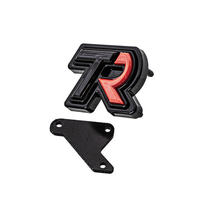 SMY Performance [22-26 WRX] Subaru TR "Tuner Ready" Front Badge Black / Red