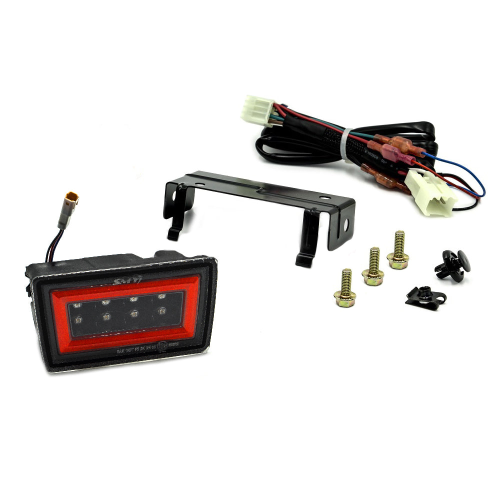 SMY Performance [15-21 WRX/STI] F1 V3 Hyper-Flash Rear Brake Light RBL Clear w/ DRL Red Light Bar