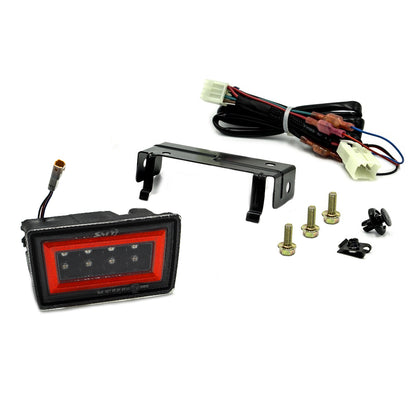 SMY Performance [15-21 WRX/STI] F1 V3 Hyper-Flash Rear Brake Light RBL Clear w/ DRL Red Light Bar