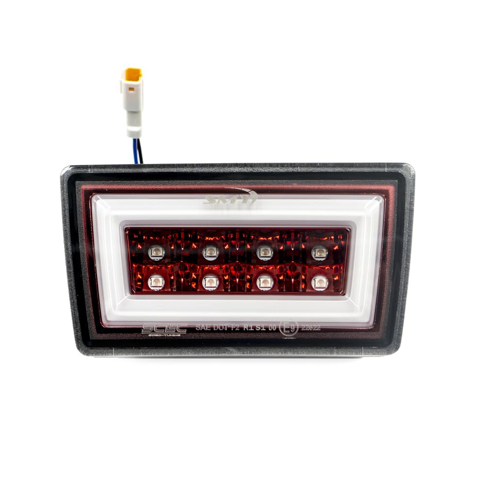 SMY Performance [15-21 WRX/STI] F1 V3 Hyper-Flash Rear Brake Light RBL Red w/ DRL White Light Bar
