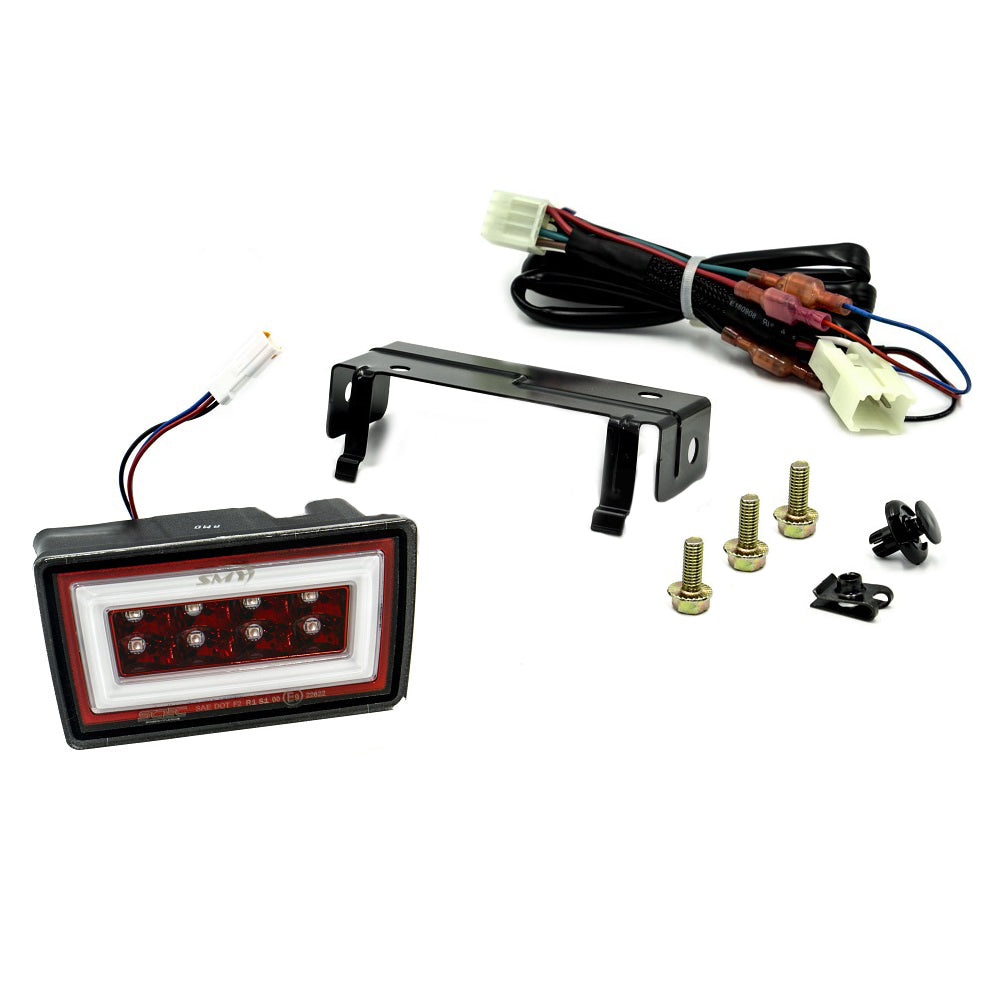 SMY Performance [15-21 WRX/STI] F1 V3 Hyper-Flash Rear Brake Light RBL Red w/ DRL White Light Bar