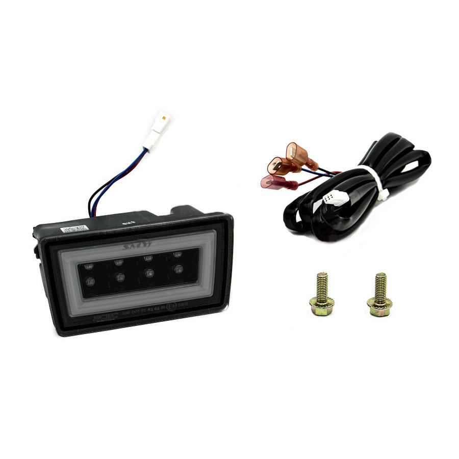 SMY Performance [11-14 WRX/STI] F1 V3 Hyper-Flash Rear Brake Light RBL Double Smoked w/ DRL White Light Bar