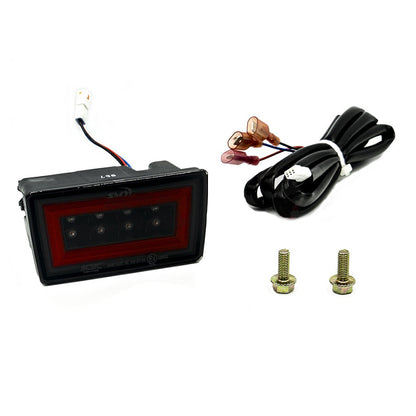 SMY Performance [11-14 WRX/STI] F1 V3 Hyper-Flash Rear Brake Light RBL Smoked w/ DRL Red Light Bar