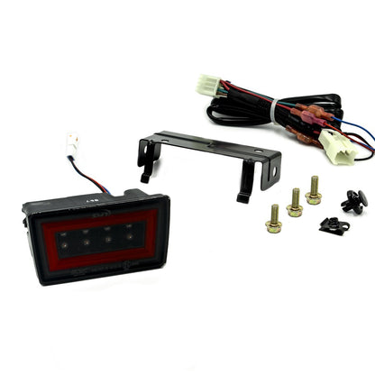 SMY Performance [15-21 WRX/STI] F1 V3 Hyper-Flash Rear Brake Light RBL Smoked w/ DRL Red Light Bar