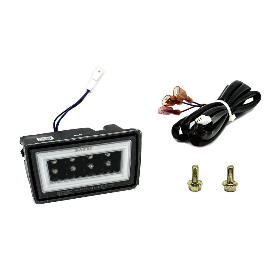 SMY Performance [11-14 WRX/STI] F1 V3 Hyper-Flash Rear Brake Light RBL Smoked w/ DRL White Light Bar