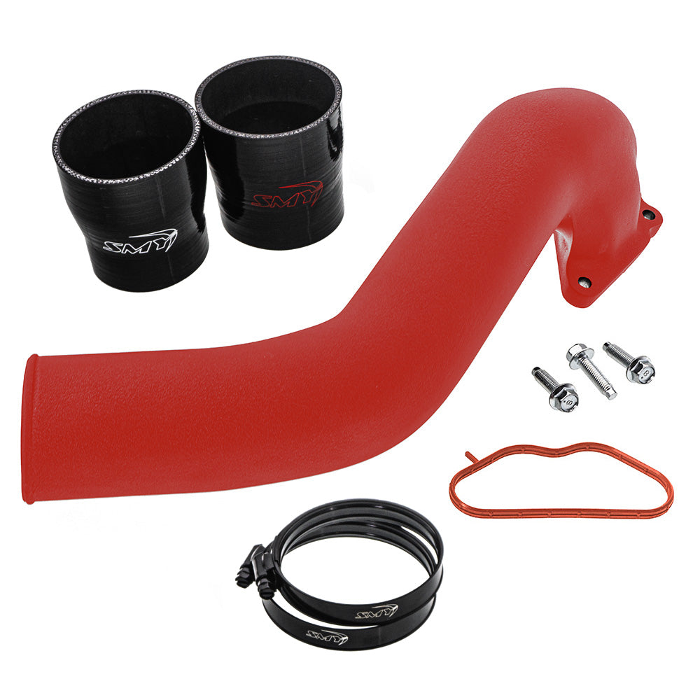 SMY Performance [22-26 WRX, 20-25 Legacy, 20-26 Outback, 19-26 Ascent] GODZILLA Cast Aluminum Top Mount Intercooler Pipe Red