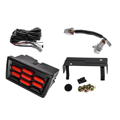 SMY Performance [15-21 WRX/STI] Honeycomb Rear 4th Brake Light Red