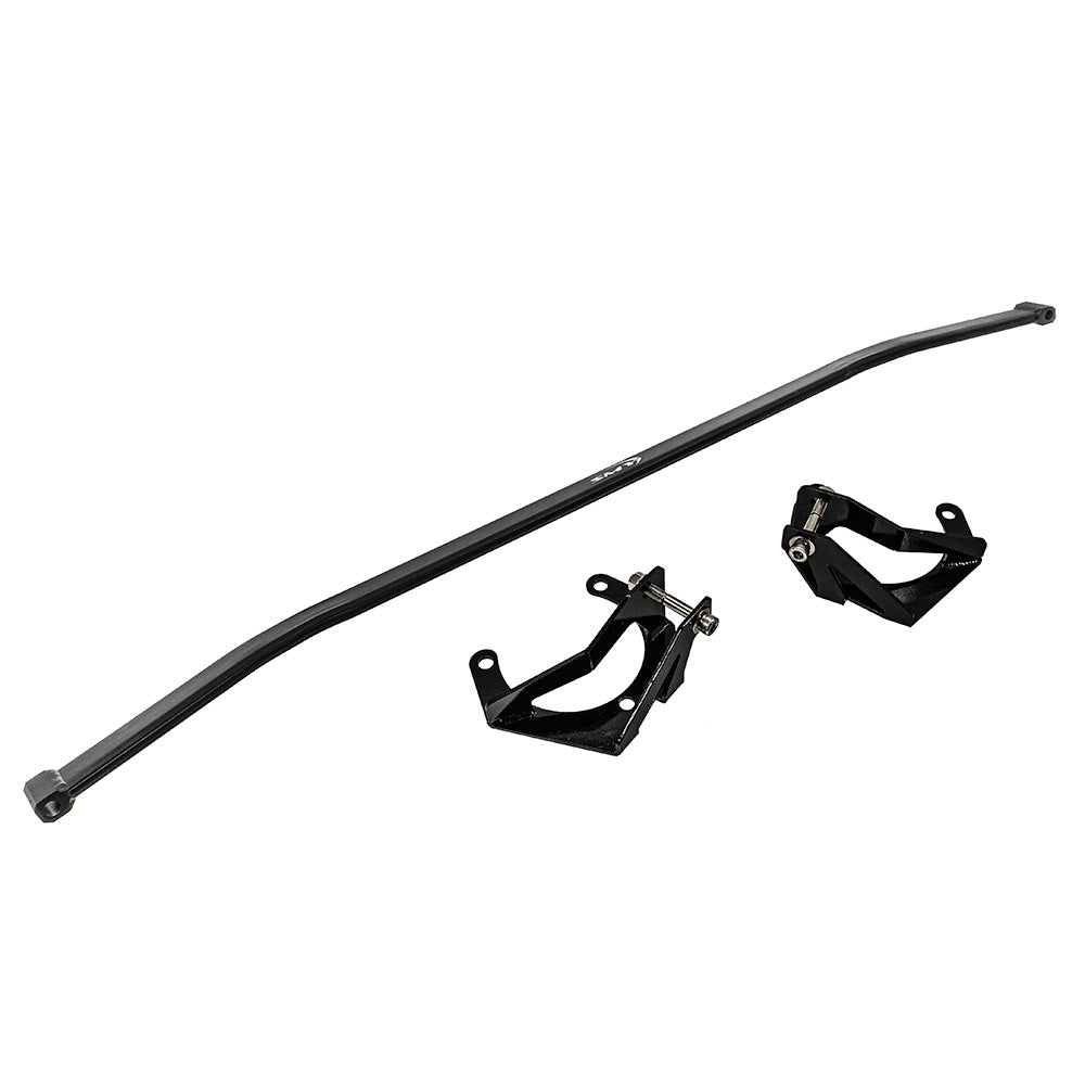 SMY Performance [22-26 WRX] Tallboy Front Strut Tower Brace Wrinkle Black