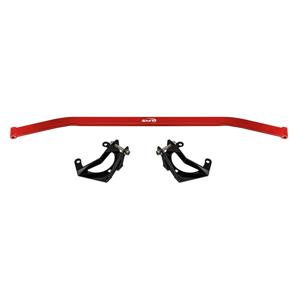SMY Performance [22-26 WRX] Tallboy Front Strut Tower Brace Wrinkle Red