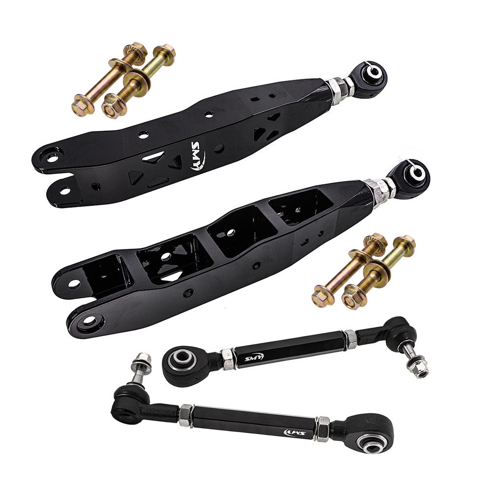 SMY Performance [22-26 WRX, 19-25 Forester, 17-26 Impreza, 16-26 Crosstrek] Stealth Pillow Ball CNC Aluminum Adjustable Rear Control Arm / Toe Kit
