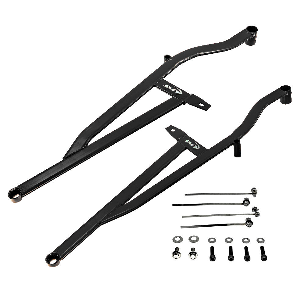 SMY Performance [08-21 WRX/STI, 13-17 Crosstrek] Stealth Center Floor Power Brace Kit Wrinkle Black