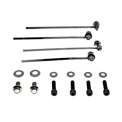 SMY Performance [08-21 WRX/STI, 13-17 Crosstrek] Stealth Center Floor Power Brace Kit Wrinkle Black