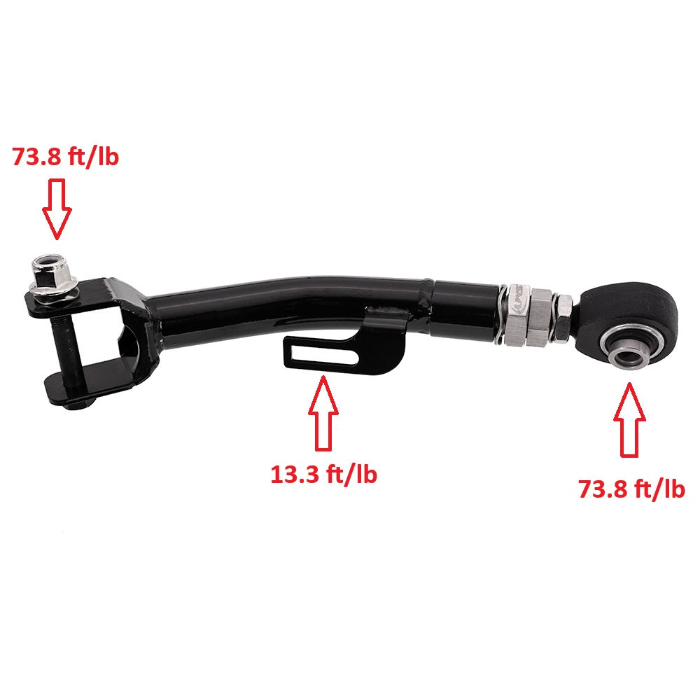 SMY Performance [22-26 WRX, 19-25 Forester, 18-26 Crosstrek] Stealth Heavy Duty Rear Trailing Arms Adjustable