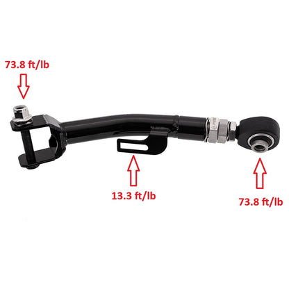 SMY Performance [22-26 WRX, 19-25 Forester, 18-26 Crosstrek] Stealth Heavy Duty Rear Trailing Arms Adjustable
