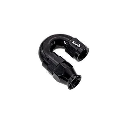 SMY Performance [Universal] Reusable PTFE Forged Full Flow Hose End 180 Degree 6an - Lifetime Warranty