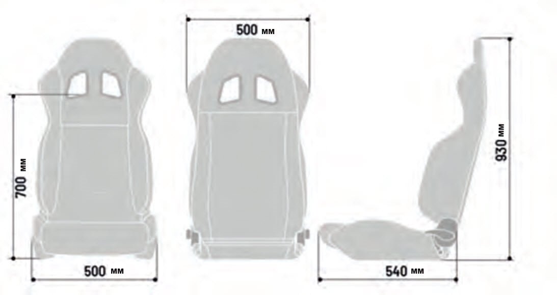 Sparco Seat R100 - JDMuscleSeats009014NRGRBlack/Gray