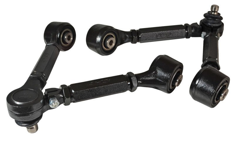 SPC Performance [09-13 G37][09-13 370Z] Adjustable Front Upper Control Arms - Black - JDMuscleControl Armsspc73005