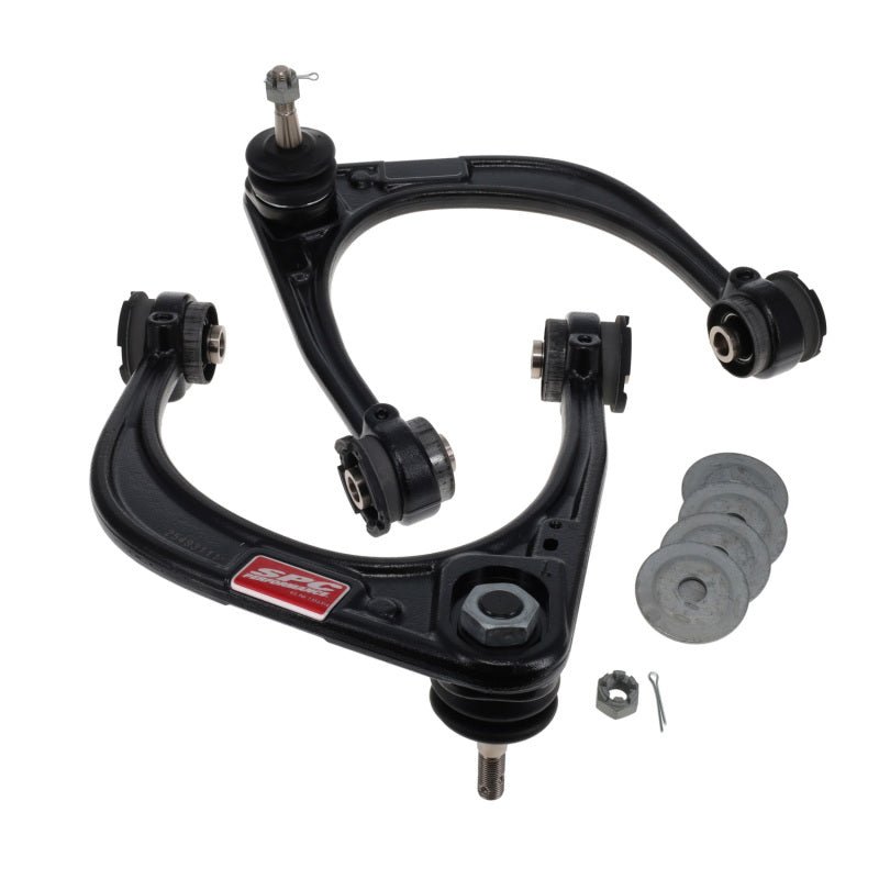 SPC Performance Toyota Tundra/Sequoia Adjustable Upper Control Arms – Forged Steel, Sealed Ball Joints, xAxis™ Flex Joints (Pair) | spc35490 - JDMuscleSPK946830
