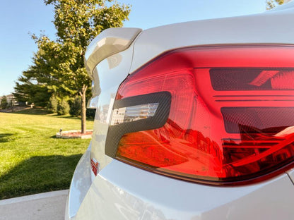 Special Edition C - Cut Tail Light Overlays - 2015 - 2021 Subaru WRX / STI - JDMuscleTaillightsSFB15WRXTLCCDSCBDark Smoke Carbon Fiber
