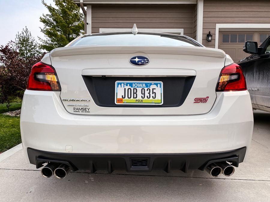 Special Edition C - Cut Tail Light Overlays - 2015 - 2021 Subaru WRX / STI - JDMuscleTaillightsSFB15WRXTLCCDSHCDark Smoke Honeycomb