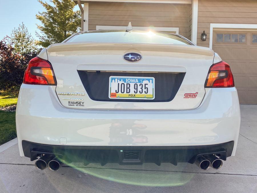 Special Edition C - Cut Tail Light Overlays - 2015 - 2021 Subaru WRX / STI - JDMuscleTaillightsSFB15WRXTLCCDSCBDark Smoke Carbon Fiber
