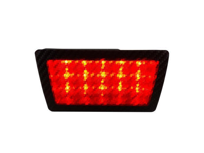 Special Edition Dark Smoke Carbon Fiber F1 / Rear Fog Light Overlay - 2015 - 2022 Subaru WRX / STI - JDMuscleFog / DRL15WRX-F1-DSCBDark Smoke Carbon Fiber