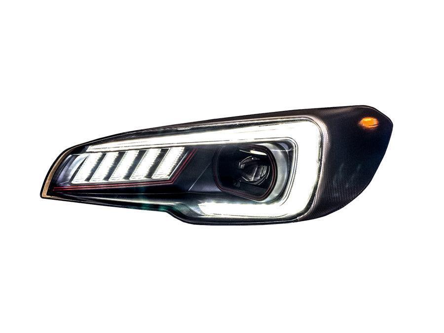 Special Edition Dark Smoke Carbon Fiber SubiSpeed Headlight Overlays - 2015 - 2021 WRX / STI - JDMuscleHeadlights15WRXSBSHLCBDark Smoke Carbon Fiber