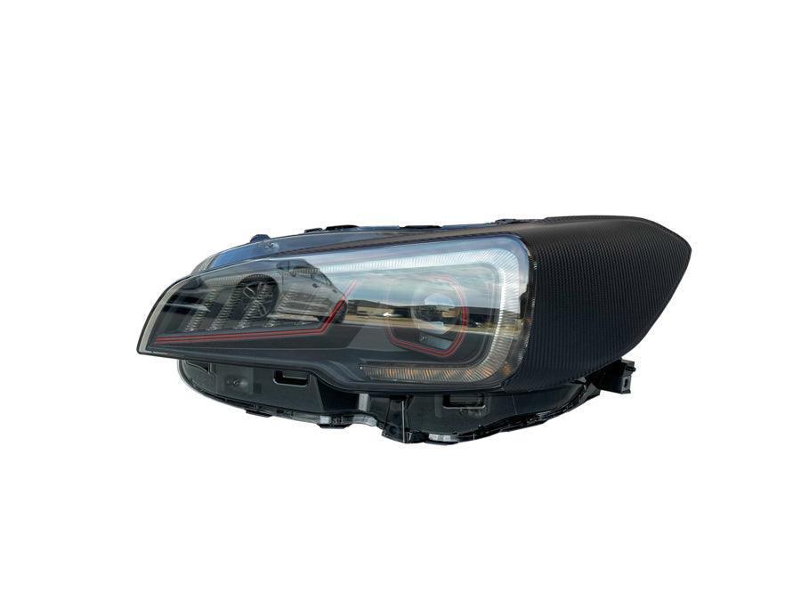 Special Edition Dark Smoke Carbon Fiber SubiSpeed Headlight Overlays - 2015 - 2021 WRX / STI - JDMuscleHeadlights15WRXSBSHLCBDark Smoke Carbon Fiber