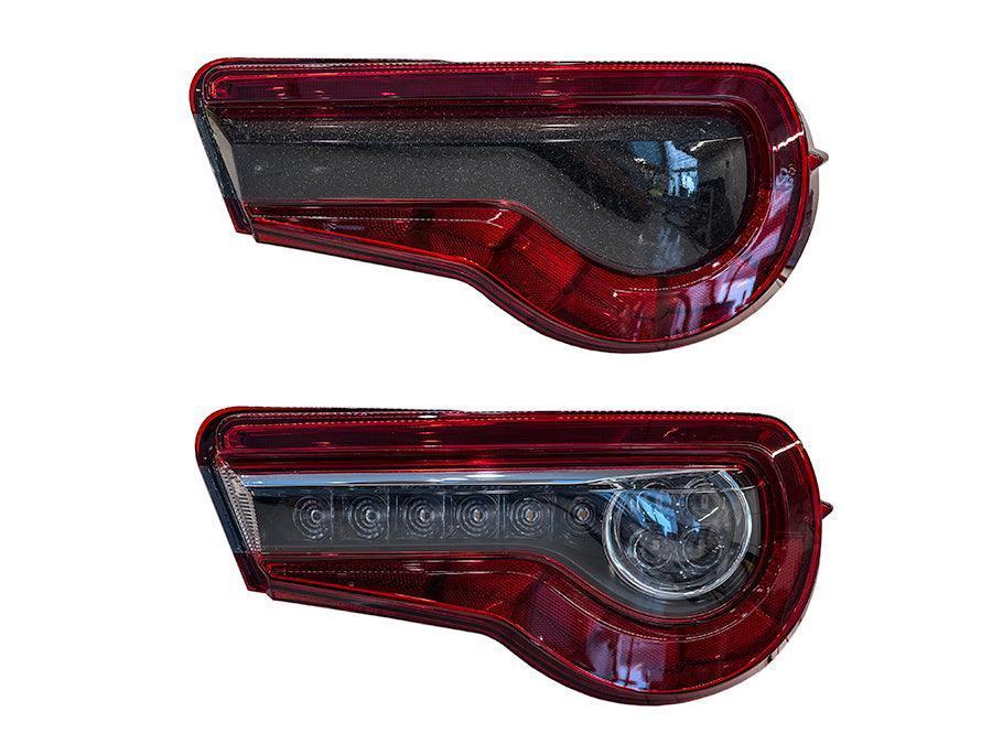 Special Edition Dark Smoke Galaxy Tail Light Overlays - 2017 - 2021 Toyota 86 / Subaru BRZ - JDMuscleTaillights1786TLDSG